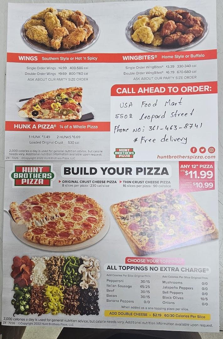 Hunt Brothers pizza